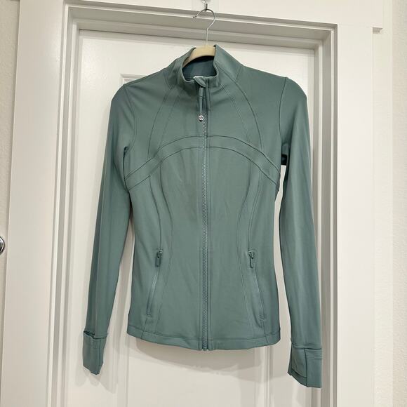 Lululemon Define Jacket *Nulu in Crater Blue Size 6 - Picture 1 of 6